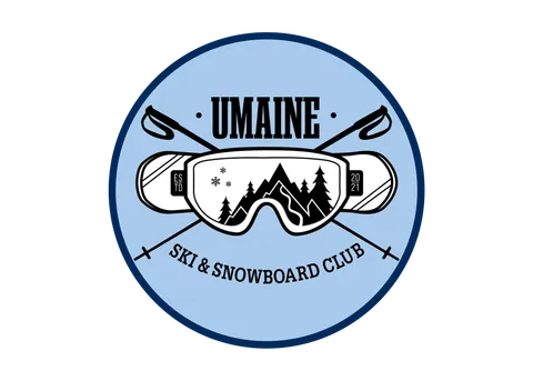 UMaine Ski & Snowboard Club goggles sticker